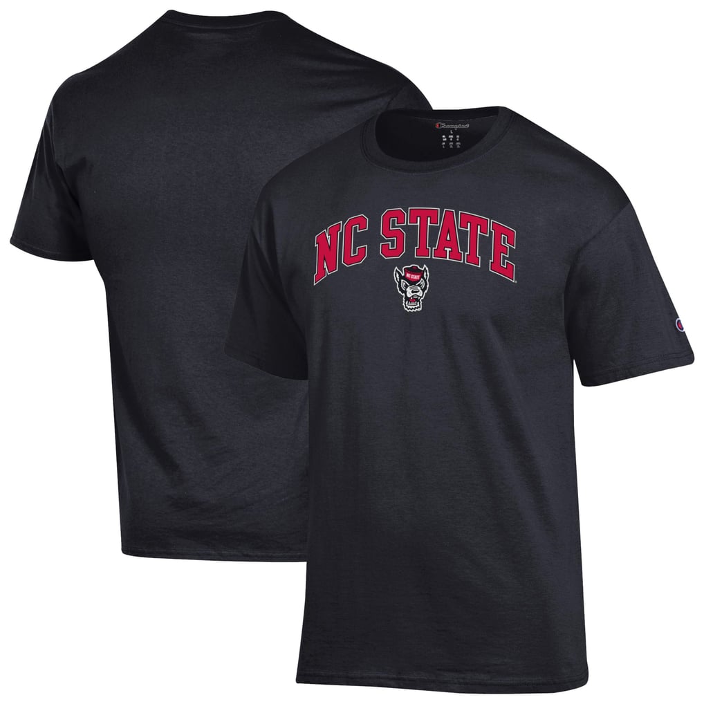  NC State Wolfpack Champion Arched Logo T-Shirt - Black